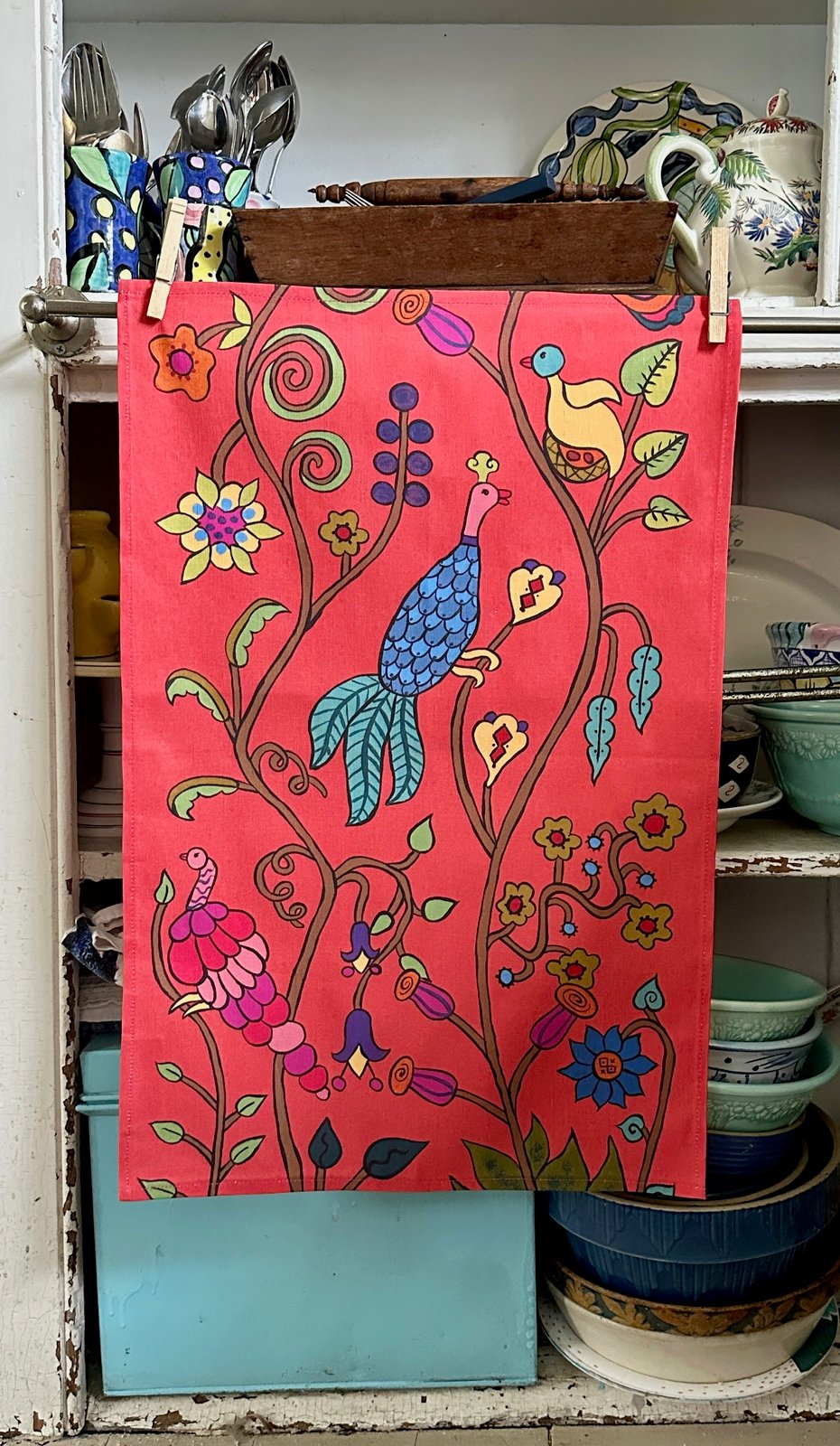 Coral Pink Bird 